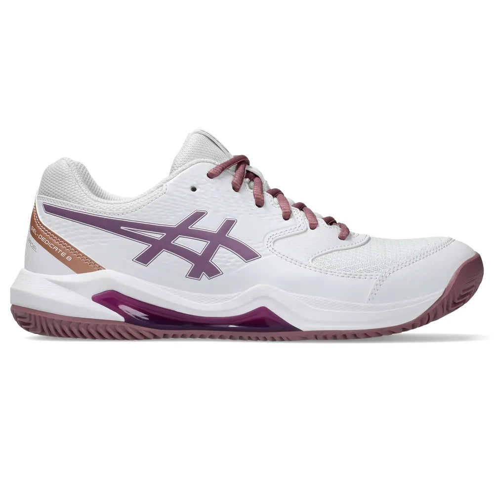 GEL-DEDICATE 8 PADEL – WHITE / DARK UBE