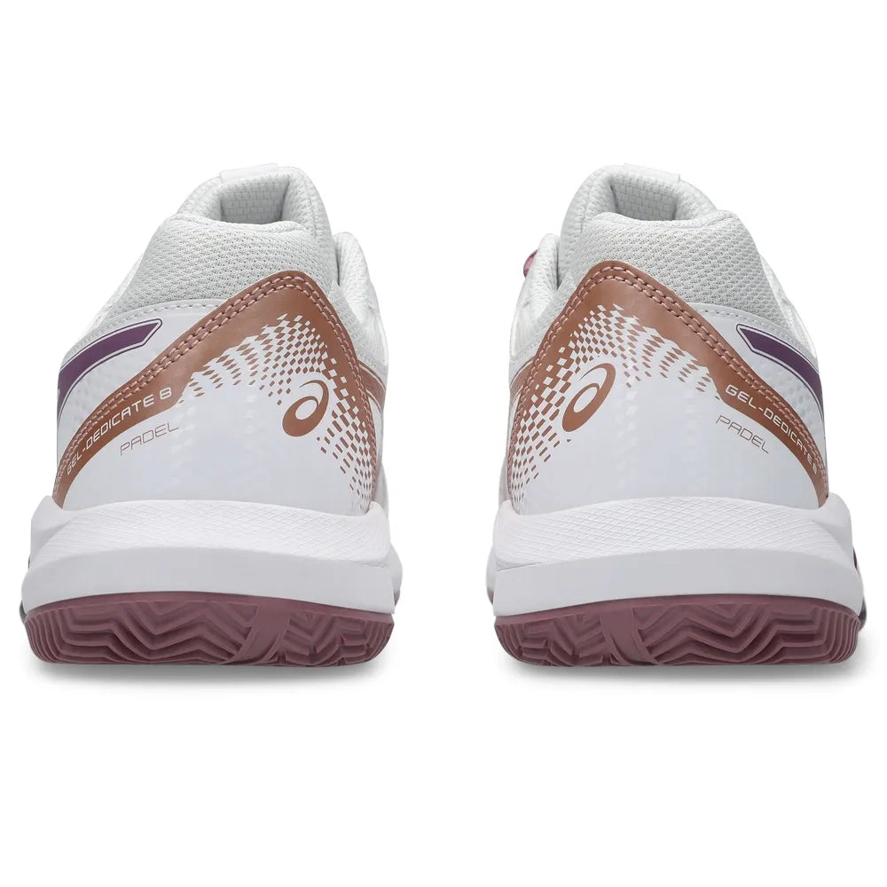 GEL-DEDICATE 8 PADEL – WHITE / DARK UBE