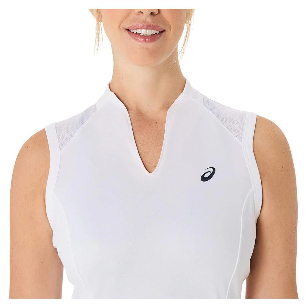 WOMEN’S COURT TENNIS DRESS – BRILLIANT WHITE